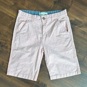 Nautica Boys size 16 Light Pink Flat Front Shorts!